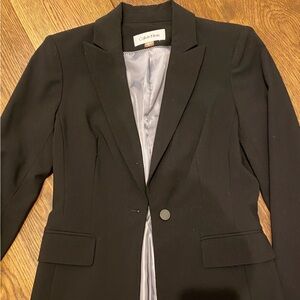New Calvin Klein black blazer